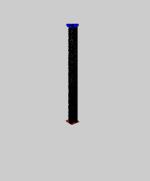 A three-dimensional actuator modelled using elastica theory. 