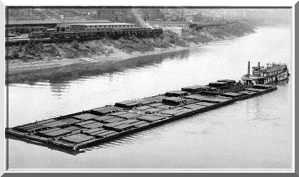 Paddlewheel Tow Boat