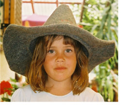 A traditional Styrian felt hat, now specially produced for the tourist market.
